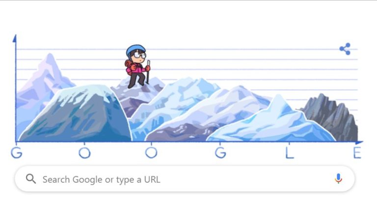 Google Doodle honors Junko Tabei