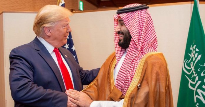 Trump with Saudi Arabia
