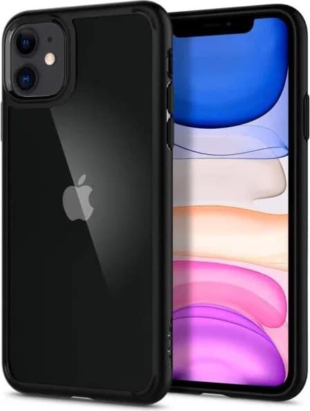Matte black Spigen case