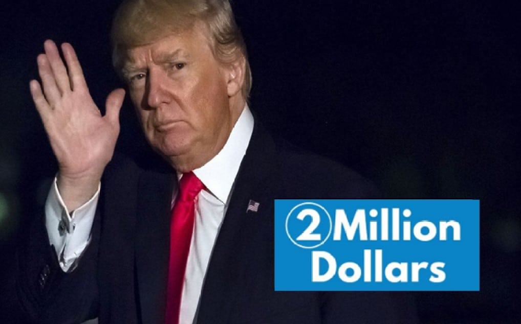US Court Fined 2 Million USD Dollars to President Trump