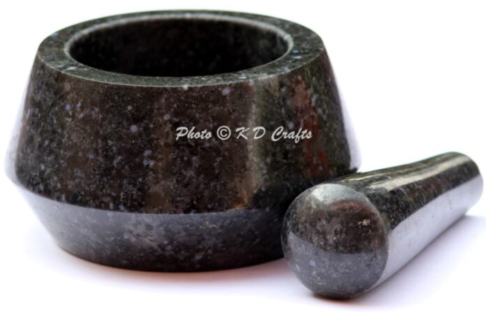 Unique Marble Mortar Pestle