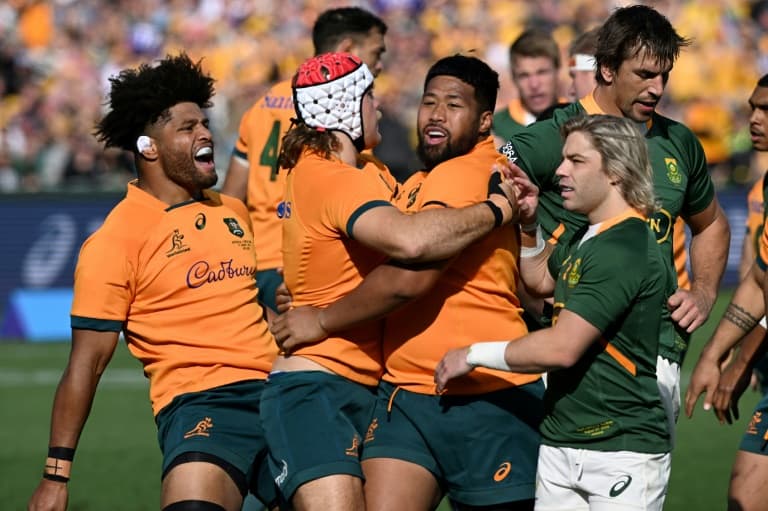 Battling Australia topple South Africa in Rugby Championship