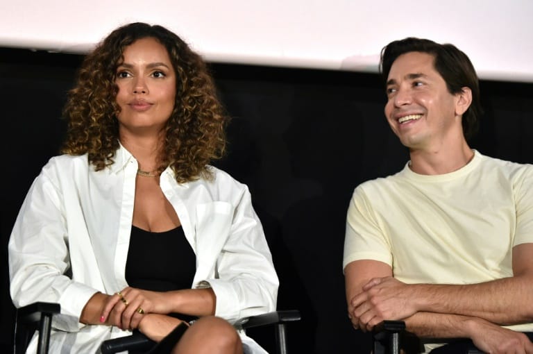 Georgina Campbell and Justin Long speak