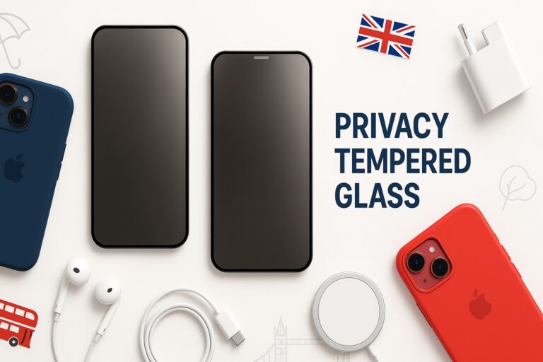Bulk iPhone privacy tempered glass protectors