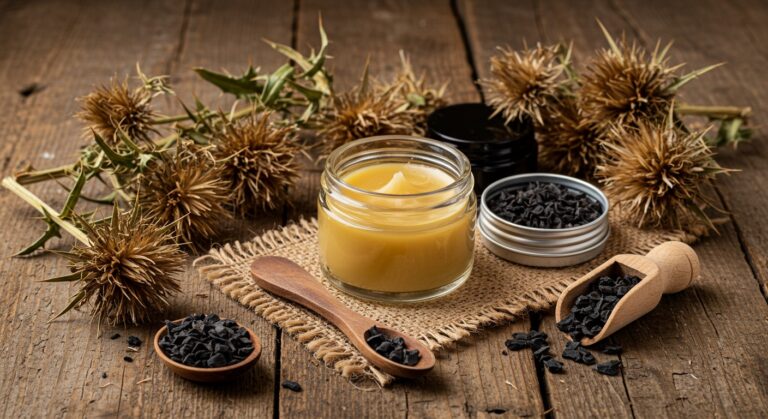 Herbal Salve Made with Black Chameleon Thistle