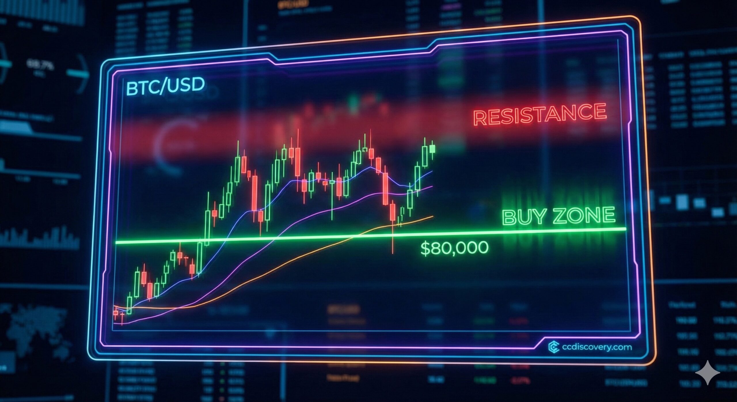 Bitcoin Buying Zones Technical Chart
