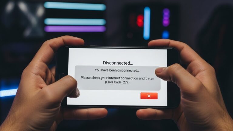 Clearing Roblox app cache on Android to fix error 277
