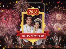 Link Twibbon Tahun Baru 2026 bingkai foto gratis desain keren ccdiscovery.com.