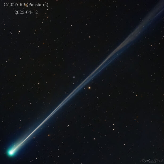 NASA Astronomy Picture of the Day: The Long Wispy Tail of Comet R3 (PanSTARRS) — 2026-04-14