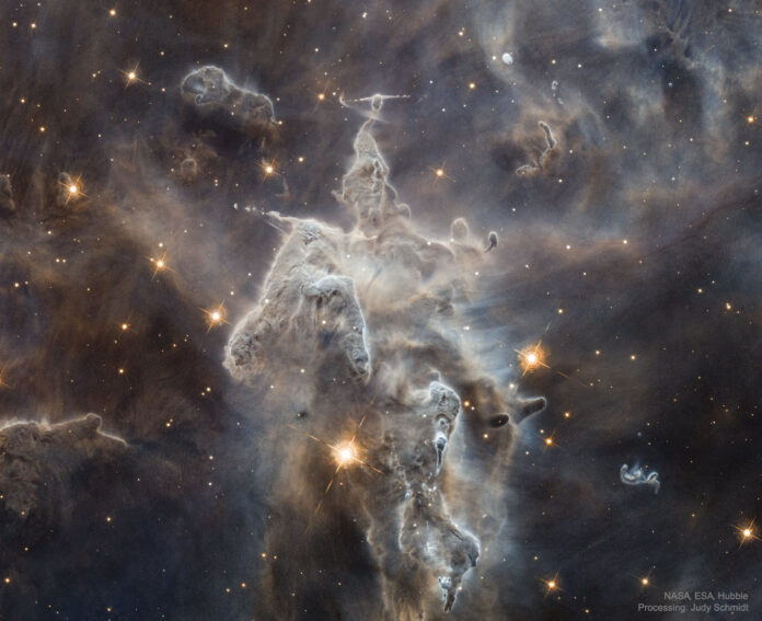 NASA Astronomy Picture of the Day: Mystic Mountain Monster being Destroyed — 2026-04-27
