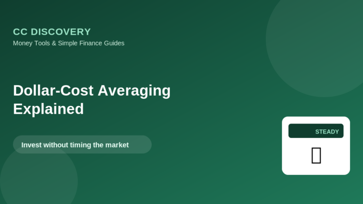 Dollar-Cost Averaging Explained (With a Simple Example)
