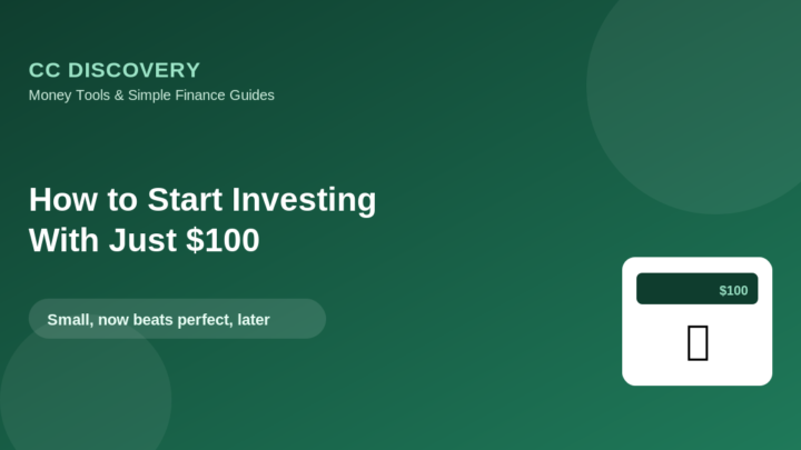 How to Start Investing With Just $100