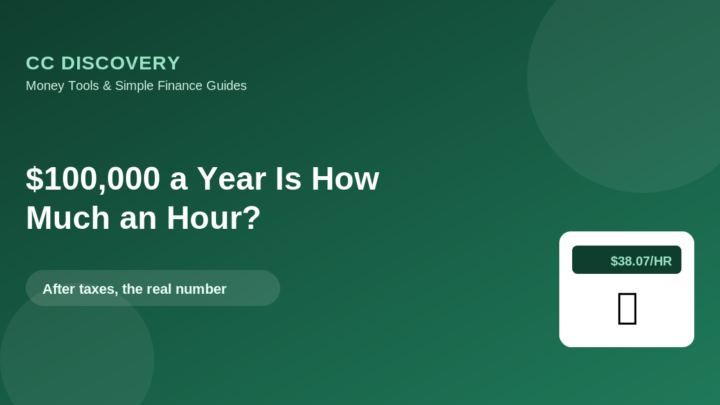 $100,000 a Year Is How Much an Hour? (After Taxes, 2026)