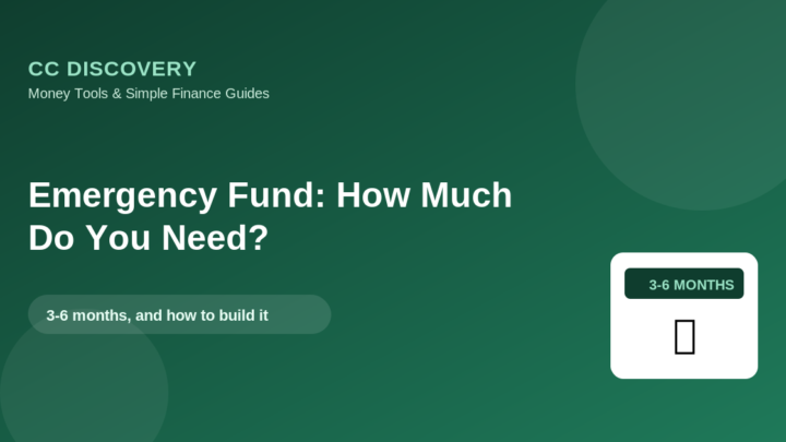 Emergency Fund: How Much Do You Really Need?