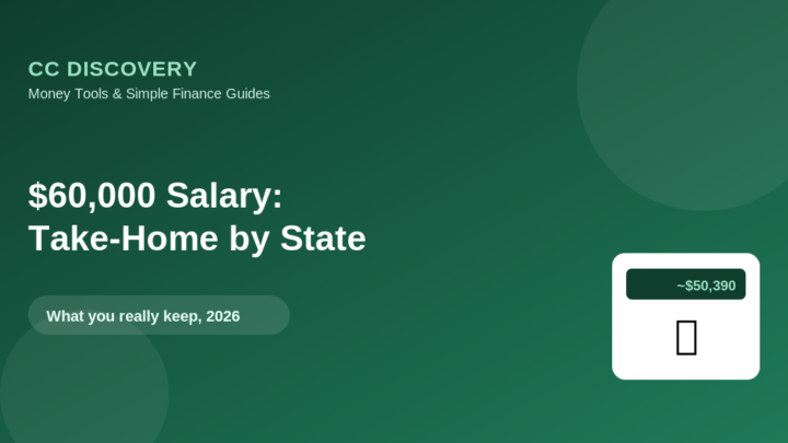 $60,000 Salary: Take-Home Pay by State (2026)