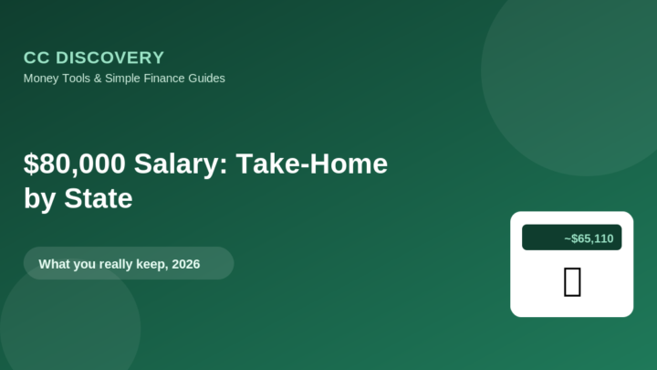 $80,000 Salary: Take-Home Pay by State (2026)