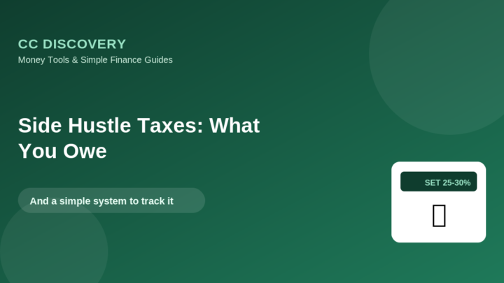 Side Hustle Taxes: What You Owe and How to Track It