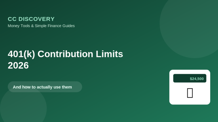 401(k) Contribution Limits 2026 (and How to Use Them)